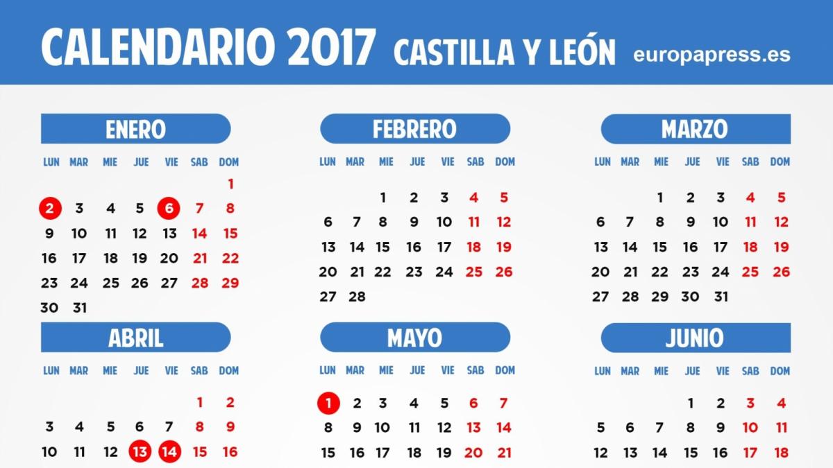 El Calendario Laboral De 2017 Incluye El 2 De Enero Y El 24 De Abril Como Festivos Economía 8706