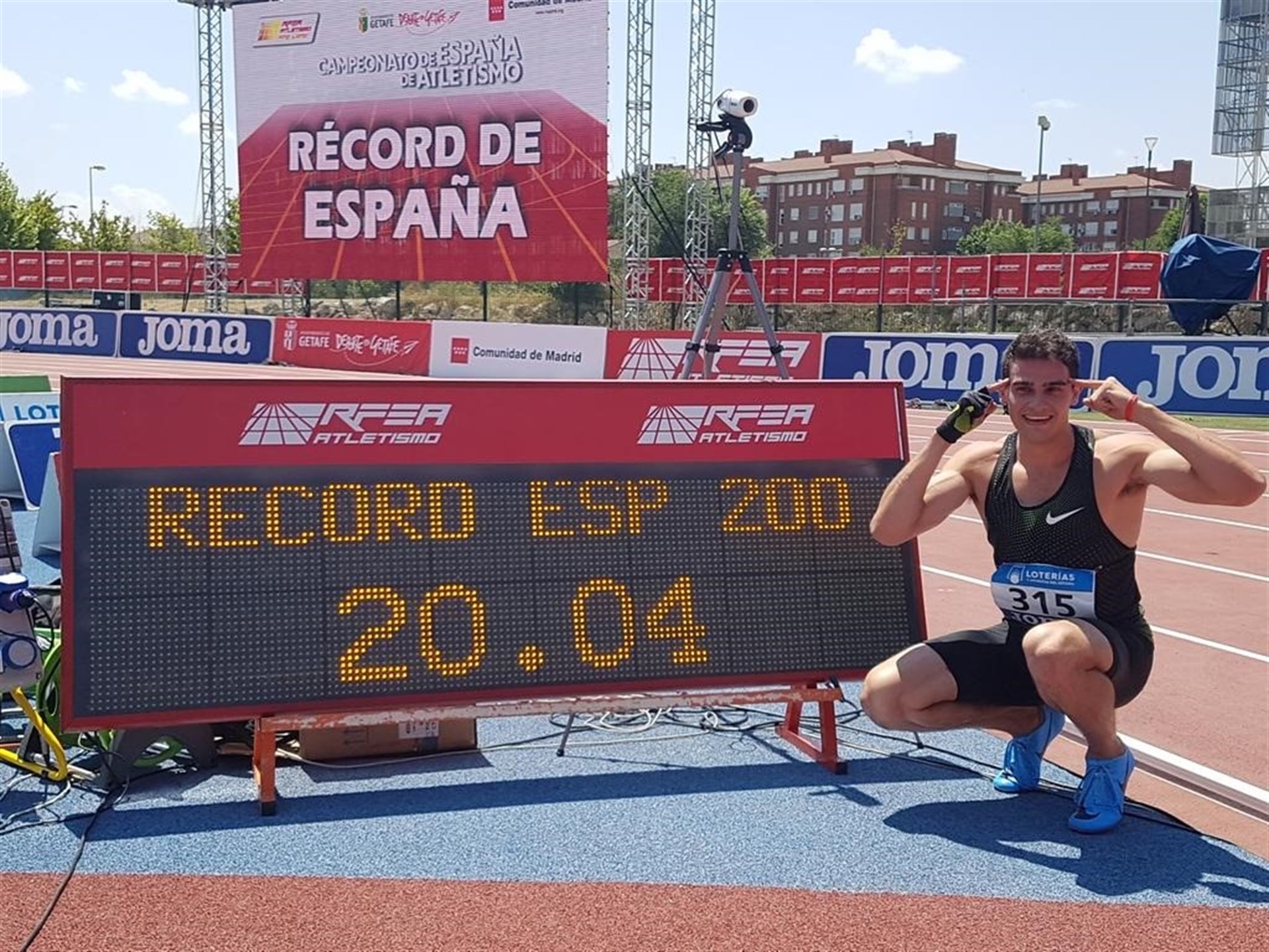 Noticias De Atletismo Hortelano Bate El Récord De España En 200 Metros En Los Nacionales Al Aire 1043